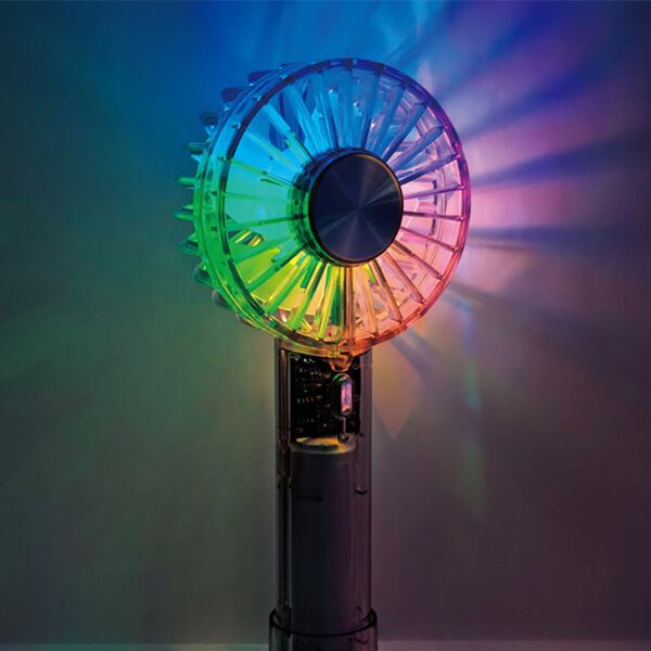 iellio（イエリオ）の「冷却プレート付クリアファン＜ハンディファン・ハンディ扇風機＞（扇風機・サーキュレーター）」｜詳細画像