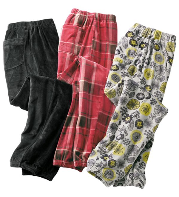 「ストレッチフリースルームパンツ（パジャマ・ルームウェア）」｜詳細画像