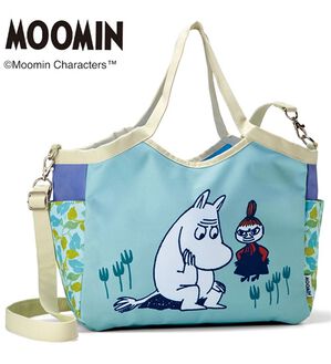 BELLUNA（ベルーナ）の「キャラクター２ＷＡＹバッグ（その他バッグ）」｜ムーミン(ブルー)