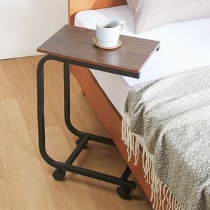 「ベッド・ソファサイドテーブル（リビング用品）」｜ブラウン