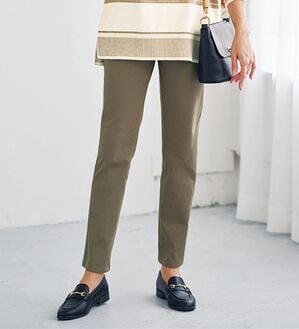 BELLUNA（ベルーナ）の「美ラクるストレッチレギンスパンツ（フルレングスパンツ）」｜モカ