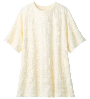 ルフラン（ルフラン）の「着る美人。レースジャカード（カットソー）」｜オフベージュ