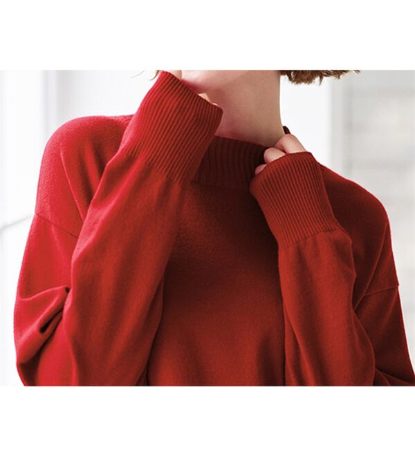 BELLUNA（ベルーナ）の「もちもち素材ハイネックニットプルオーバー（ニット・セーター）」｜詳細画像