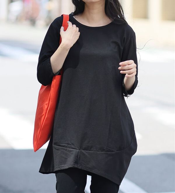 08Mab コクーンシルエットチュニックワンピース　新品 楽天市場】麻100％ ワンピース 前開き 長袖 ロング レディース