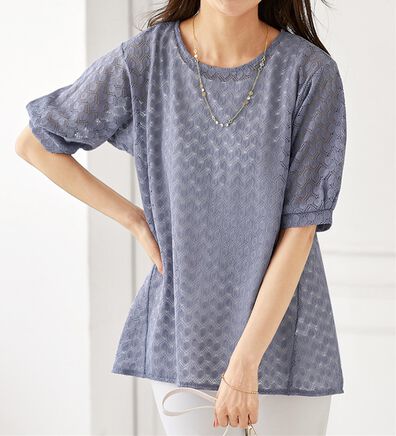 BELLUNA（ベルーナ）の「ラッセルレースパフ袖アンサンブル（アンサンブル）」