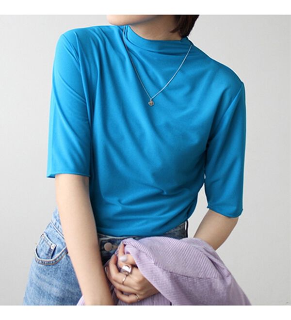 GeeRA（ジーラ）の「シアープチハイネックプルオーバー（カットソー）」｜詳細画像