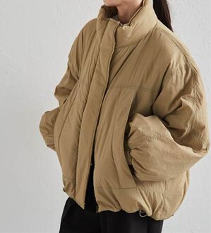 RANAN（ラナン）の「オーバーサイズモンスター中わたブルゾン（ブルゾン）」｜ベージュ