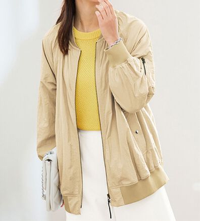 BELLUNA（ベルーナ）の「大人エレガントに決まるロングブルゾン（ブルゾン）」