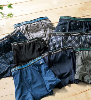 「＜クロコダイル＞お買い得！エチケットボクサーお任せパック（メンズボクサーパンツ）」｜詳細画像