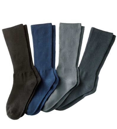 「綿混しめつけません靴下（メンズ靴下・タイツ）」