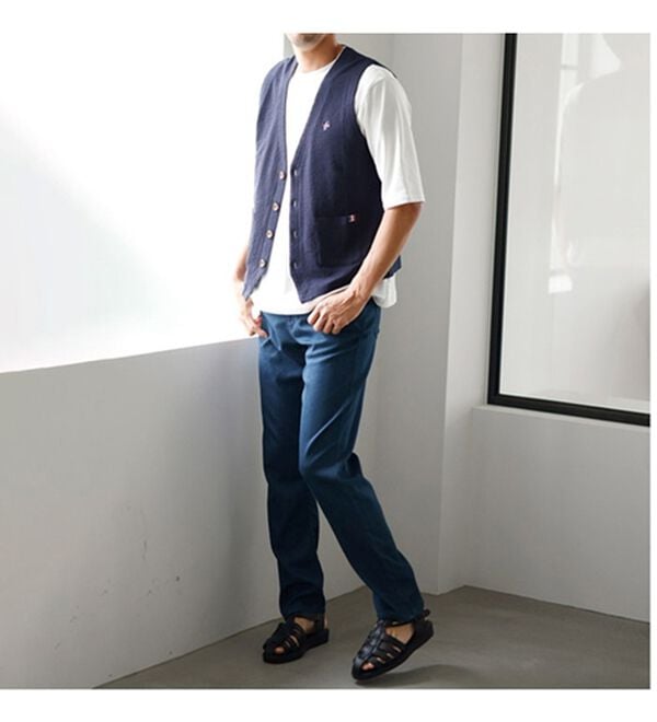 「羽織って納得！涼感サッカーベスト（メンズベスト）」｜詳細画像