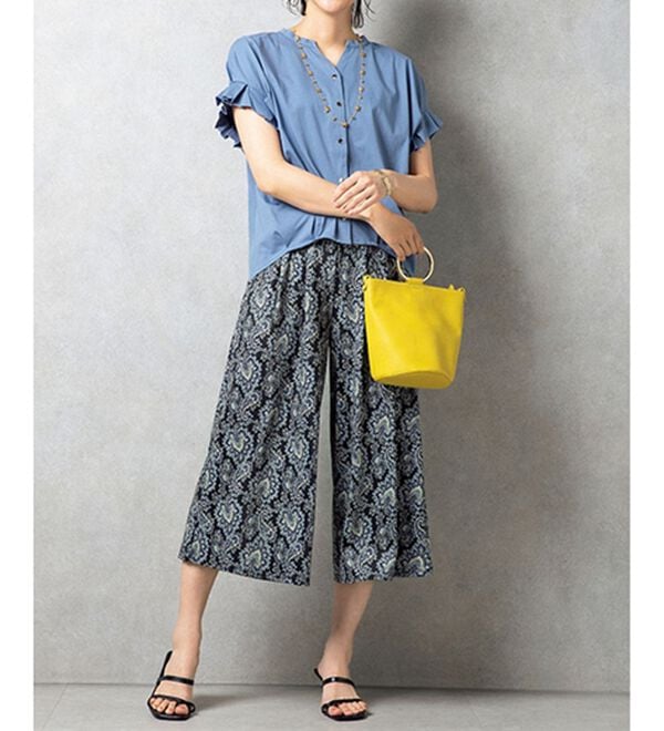 ルフラン（ルフラン）の「【３本組】ひやラク！ガウチョパンツ（ワイドパンツ・ガウチョ）」｜詳細画像