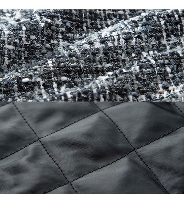 ルフラン（ルフラン）の「シルク混ツイードロングジャケット（その他ジャケット）」｜詳細画像