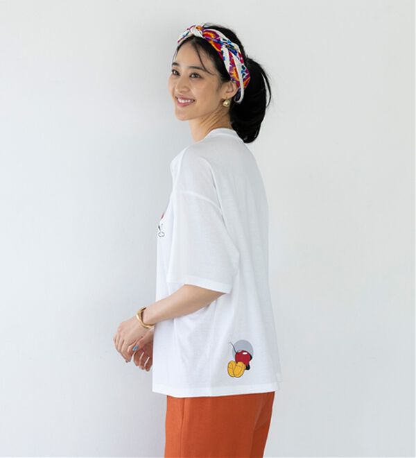 BELLUNA（ベルーナ）の「＜Ｄｉｓｎｅｙ＞綿混素材ゆるっとＴシャツ（カットソー）」｜詳細画像