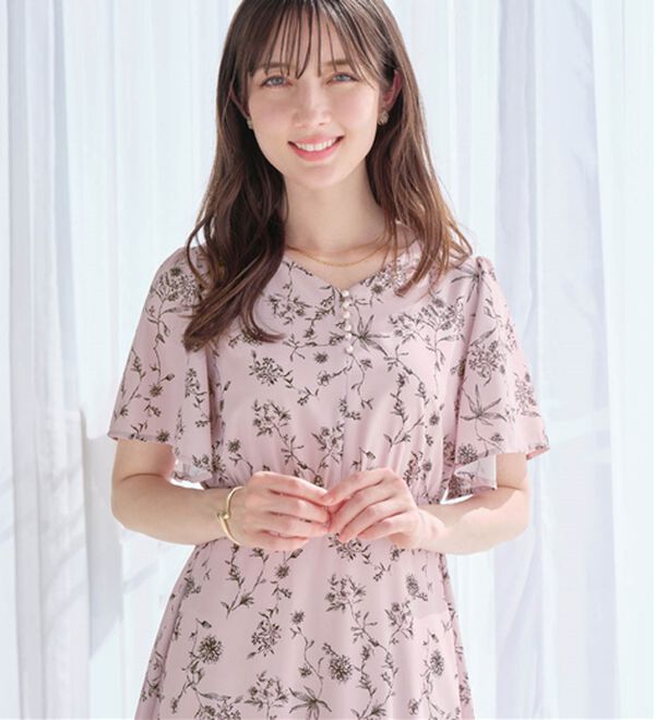 alotta（アロッタ）の「【お客様企画】欲しいが詰まったひんやり花柄ワンピース（プリントワンピース）」｜詳細画像