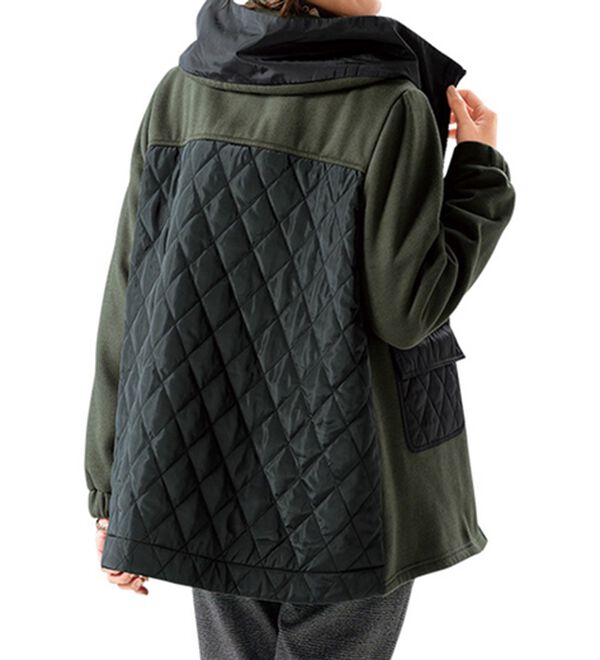 ルフラン（ルフラン）の「キルティング切替あったか起毛ブルゾン（ブルゾン）」｜詳細画像