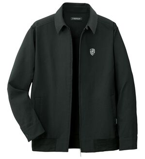 「＜ダンロップ・リファインド＞接触冷感サッカーブルゾン（メンズブルゾン）」｜ブラック