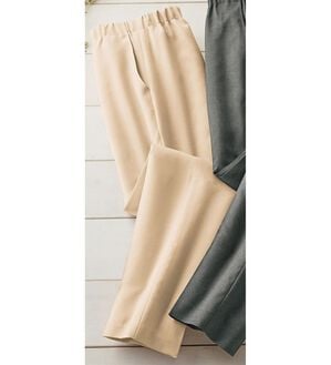 ルフラン（ルフラン）の「やさしさ設計　するっとはけるパンツ（フルレングスパンツ）」｜ベージュ