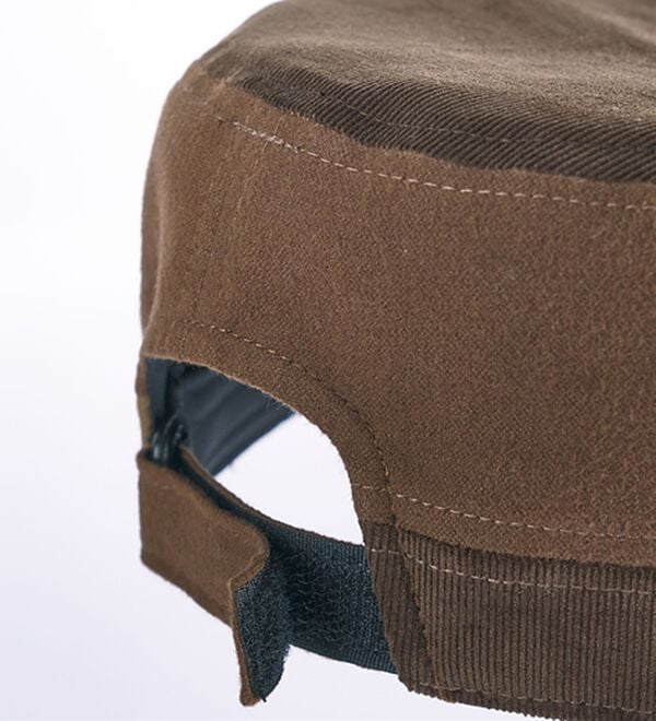 「＜ハッシュパピー＞コーデュロイビッグロゴキャップ（メンズ帽子）」｜詳細画像