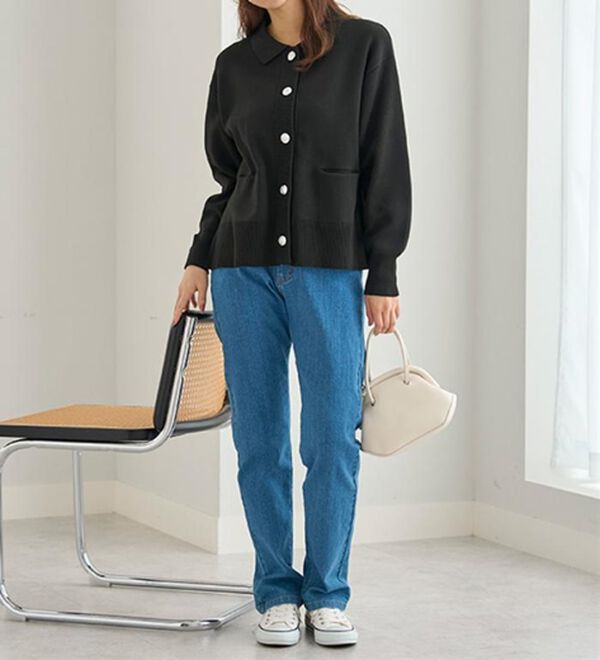 BELLUNA（ベルーナ）の「新！裏起毛スーパーストレッチ素材デニムパンツ（フルレングスパンツ）」｜詳細画像