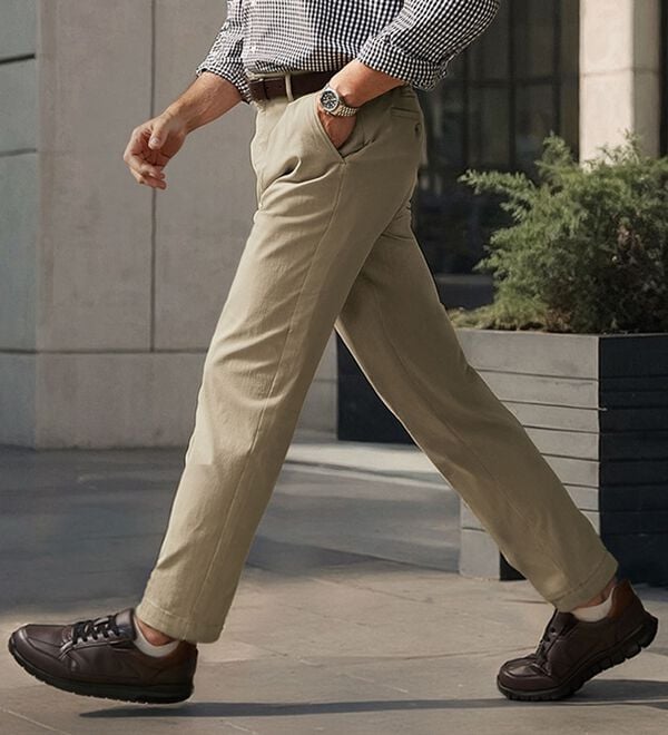 「＜Ｂｅ　ＣＨＡＮＣＥ＞ハンサム見えのよく伸びアクティブチノパンツ（メンズフルレングスパンツ）」｜詳細画像