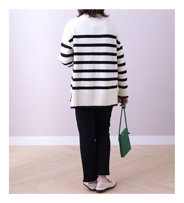 BELLUNA（ベルーナ）の「シアバター加工裏ベロア美脚フレアーパンツ（フルレングスパンツ）」｜詳細画像