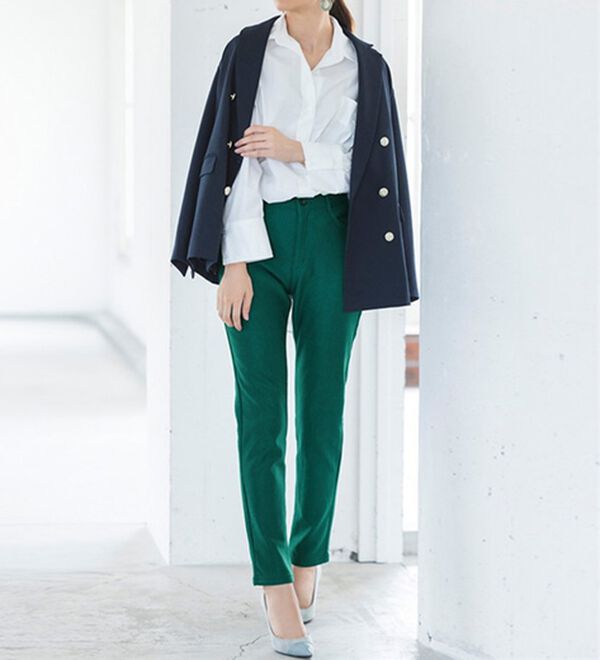 ＋10度素材！蓄熱保温裏起毛ストレッチスリムパンツ - ベルーナ【公式】