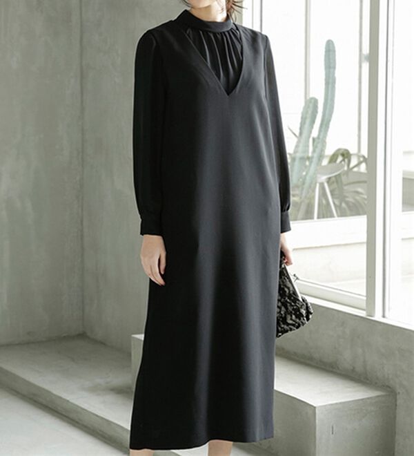 クラスカ　ジャンパースカート　黒　冠婚葬祭 洗える！ジャンスカセットアップ - ベルーナ【公式】