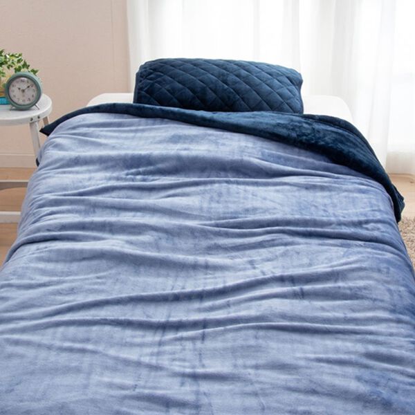 「あったかフランネル３層毛布【吸湿発熱・蓄熱・保湿・抗菌防臭】＜ベルウォーム・ベルモイスト＞＜洗える・シングル・ダブル＞（毛布・ブランケット）」｜詳細画像