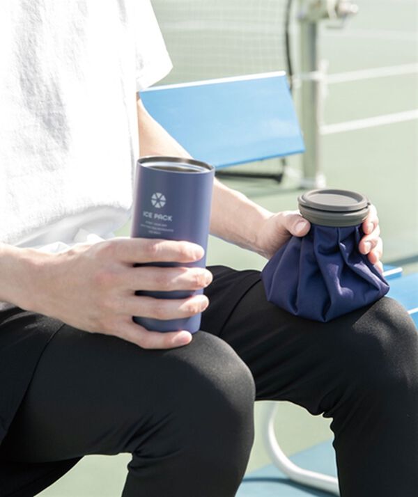 「＜ピーコック＞持ち運べる氷のう（布タイプ）（メンズスポーツ用品）」｜詳細画像