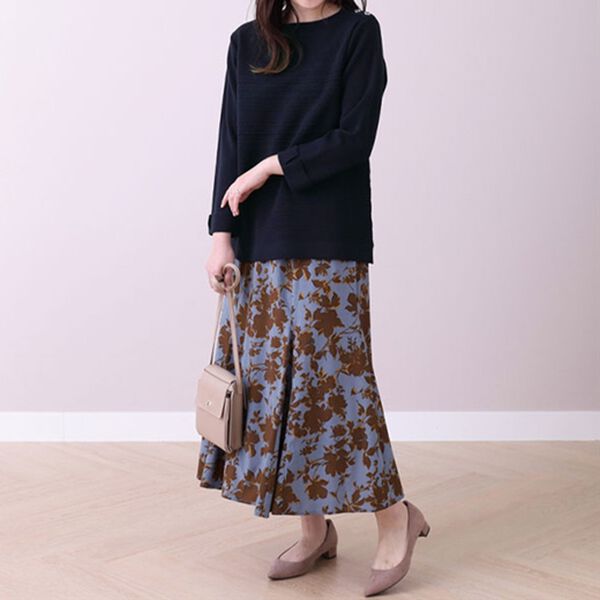 BELLUNA（ベルーナ）の「ミラノリブニットラメ使いプルオーバー（ニット・セーター）」｜詳細画像