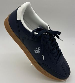 「＜Ｕ．Ｓ．ＰＯＬＯ　ＡＳＳＮ＞ジャーマン　スニーカー（メンズスニーカー）」｜ネイビーホワイト