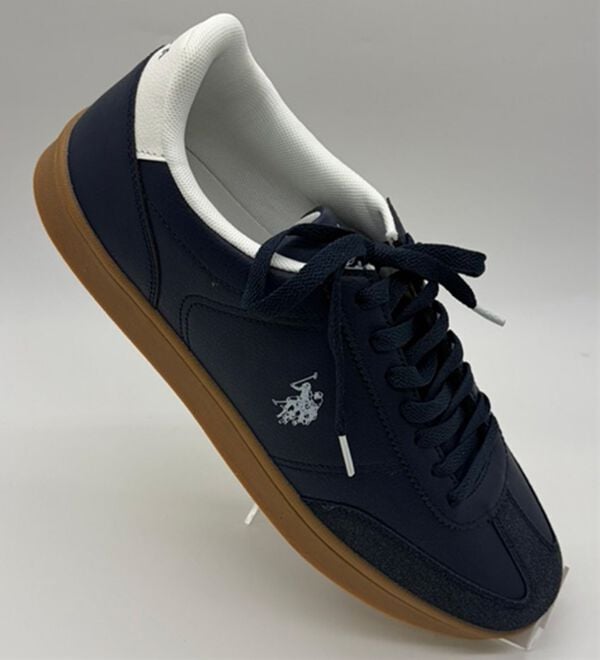 「＜Ｕ．Ｓ．ＰＯＬＯ　ＡＳＳＮ＞ジャーマン　スニーカー（メンズスニーカー）」｜ネイビーホワイト