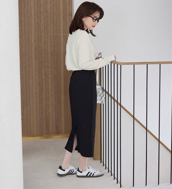 Viola e Viola（ヴィオラ エ ヴィオラ）の「立体ジャカードシンプルロンＴ（カットソー）」｜詳細画像