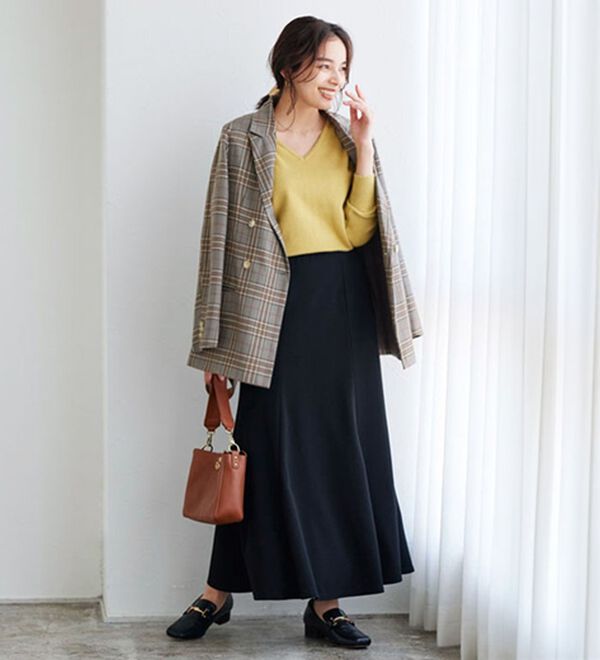 Pierrot（ピエロ）の「ストレッチマーメイドスカート（ロングスカート）」｜詳細画像