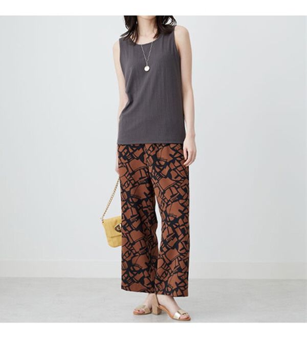 BELLUNA（ベルーナ）の「テレコ素材タンクトップ（タンクトップ・キャミソール）」｜詳細画像