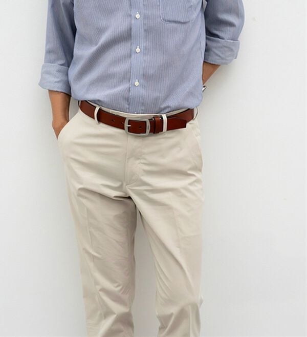 「【EDWIN】日本製紳士 牛革ギャリソン35ベルト（メンズベルト）」｜詳細画像