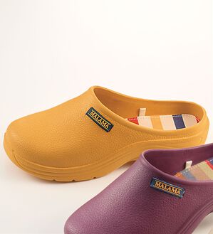 「マラマ　カラフル軽量サボサンダル（サンダル・ミュール）」｜イエロー