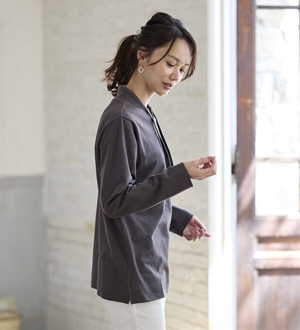 BELLUNA（ベルーナ）の「【２枚セット】大人カジュアルプルオーバー（カットソー）」｜詳細画像