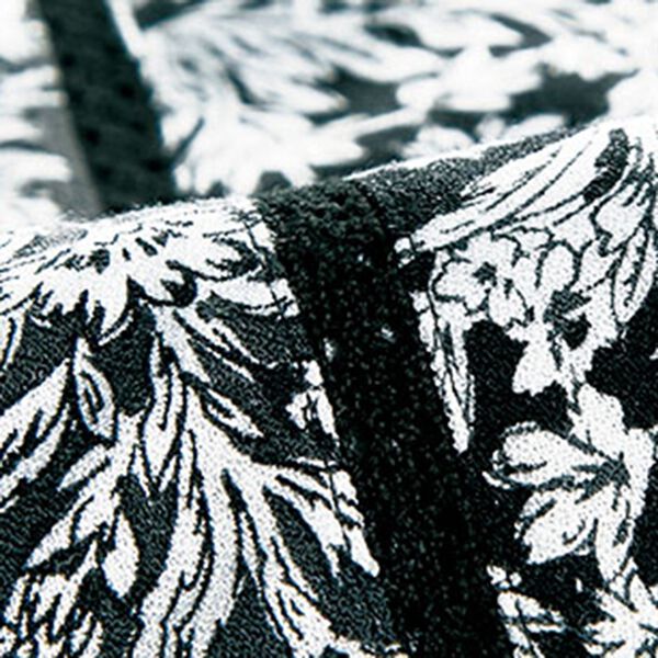 BELLUNA（ベルーナ）の「レース切替ボタニカルリゾート柄ワンピース（その他ワンピース）」｜詳細画像