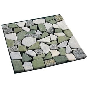 「雑草防止おしゃれ天然石マット（ガーデニング・園芸用品）」｜グレー系