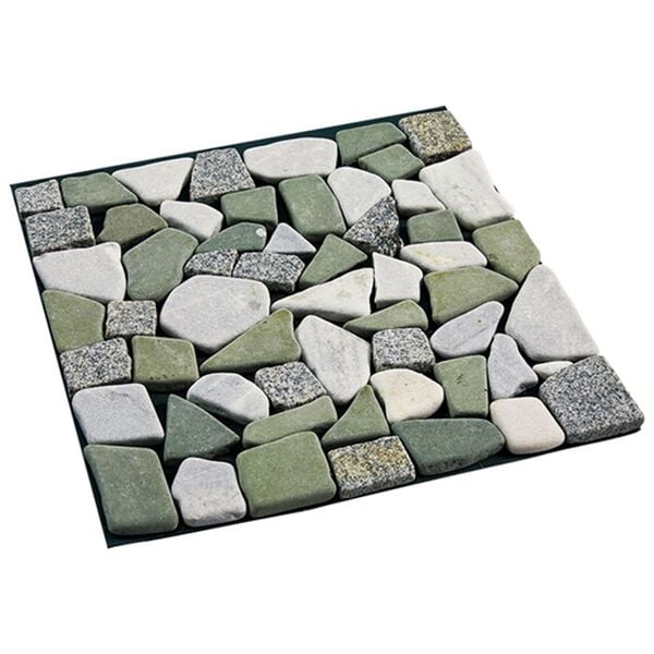 「雑草防止おしゃれ天然石マット（ガーデニング・園芸用品）」｜グレー系
