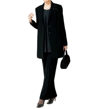 ルフラン（ルフラン）の「【３点セット】ゆとり設計！３点セットスーツ（ブラックフォーマル（喪服・礼服））」