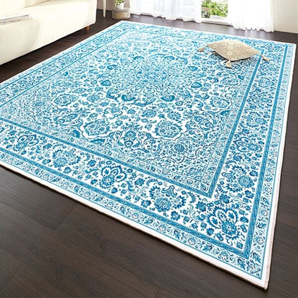 「高級柄プリントはっ水カーペット（カーペット）」｜ブルーメダリオン