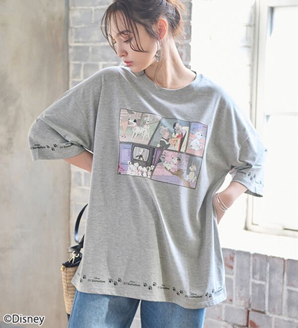 「＜Ｄｉｓｎｅｙ＞ディズニー映画ＰＨＯＴＯ風Ｔシャツ（チュニック）」｜詳細画像