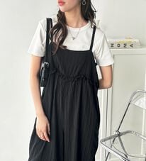 GeeRA（ジーラ）の「フリルデザインサロペット（オールインワン）」