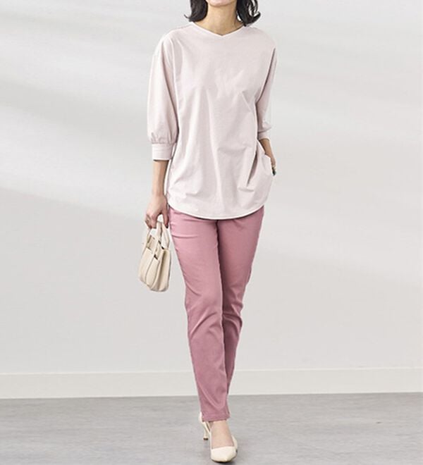 BELLUNA（ベルーナ）の「ひんやり！綿１００％キシリトールプリントチュニック（チュニック）」｜詳細画像