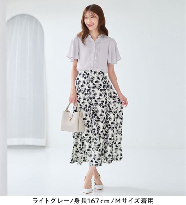 alotta（アロッタ）の「ピンタックブラウス（ブラウス）」｜詳細画像