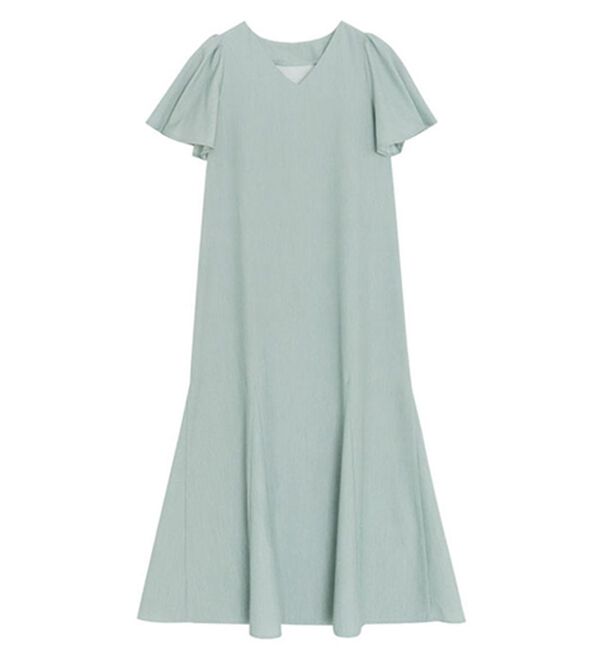 Pierrot（ピエロ）の「華奢見せフレア袖ワンピース（カットソーワンピース）」｜詳細画像