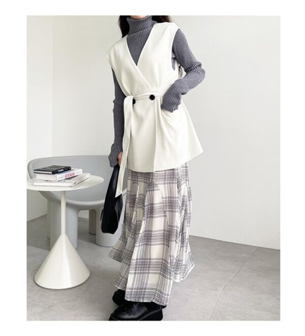 GeeRA（ジーラ）の「切替フレアーロングスカート（ロングスカート）」｜詳細画像